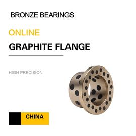 EN Copper Alloy Bearing | CuZn25Al6Fe3Mn3 Graphite Sleeve Brass Bushing for Chain Conveyors