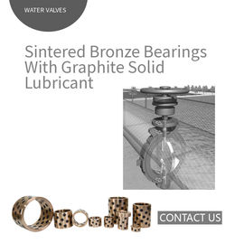 Solid Lubricating Graphite Bronze Oilless Water Valves Bushing